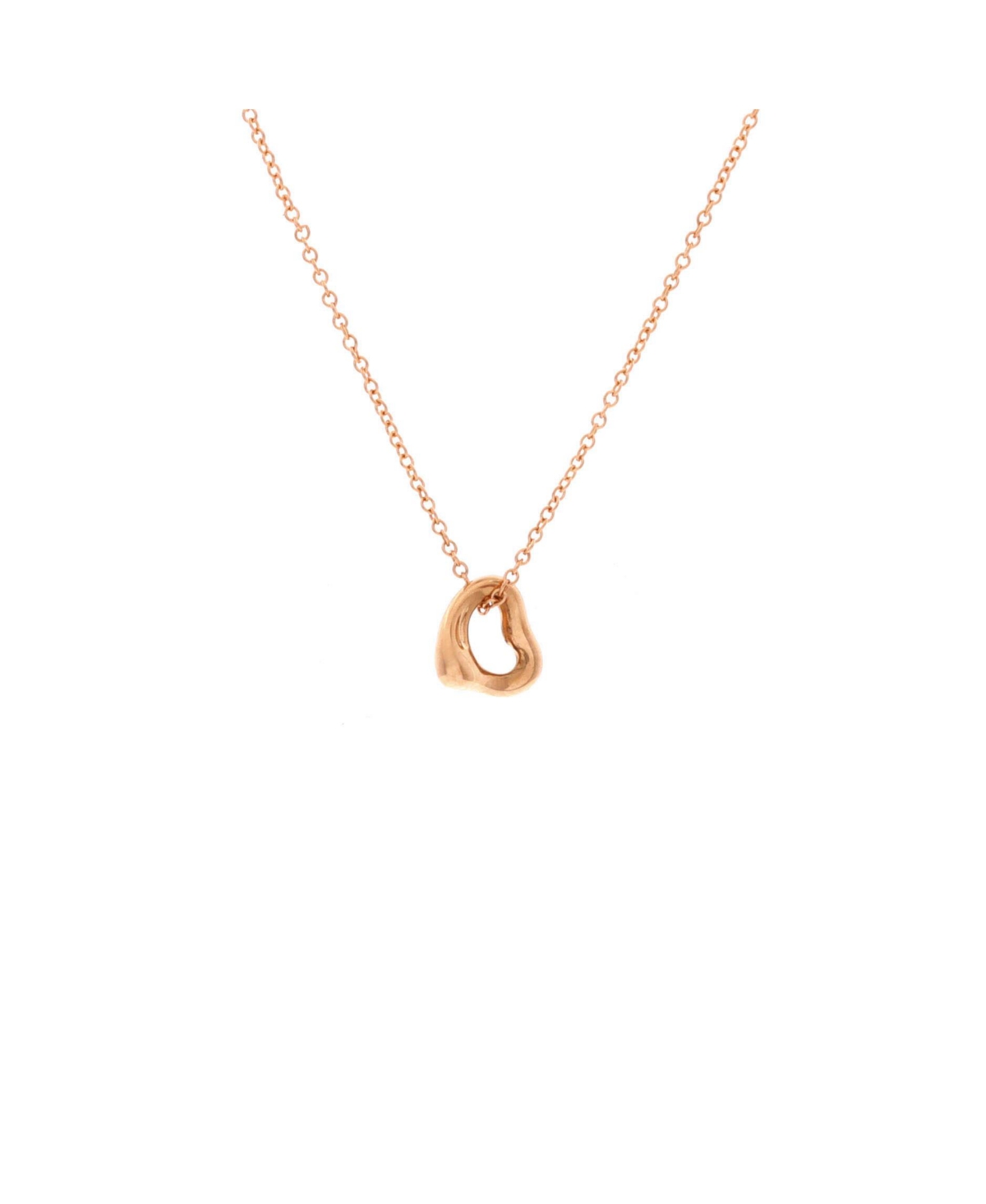 Pre-Owned Tiffany & Co Elsa Peretti Open Heart Pendant Necklace