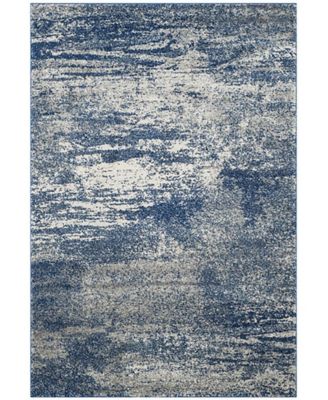  Evoke EVK272A Navy/Ivory Area Rugs