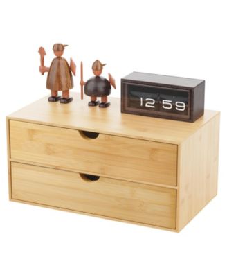 Desk Organizer With 2 Drawers Fully Assembled For Office Home Storage