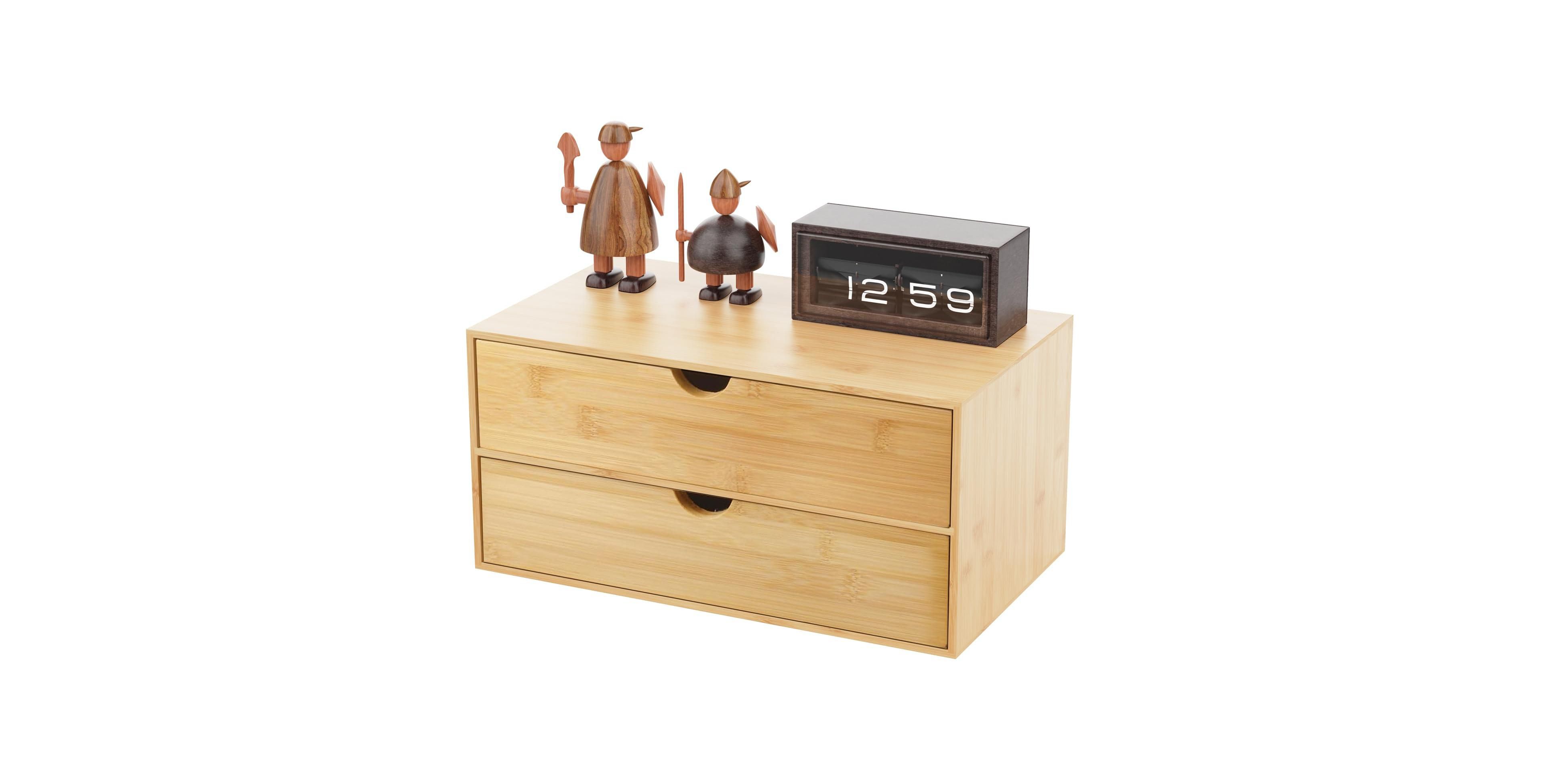 Four Candies Desk Organizer With 2 Drawers Fully Assembled For Office Home Storage