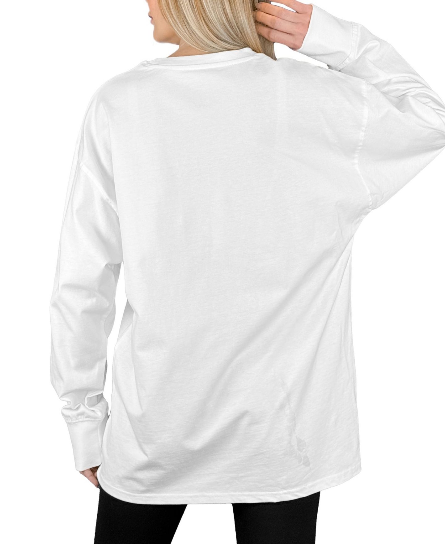 Женская футболка Gameday Couture White Ohio State Buckeyes Mind Games Oversized Long-Sleeve — фото 3