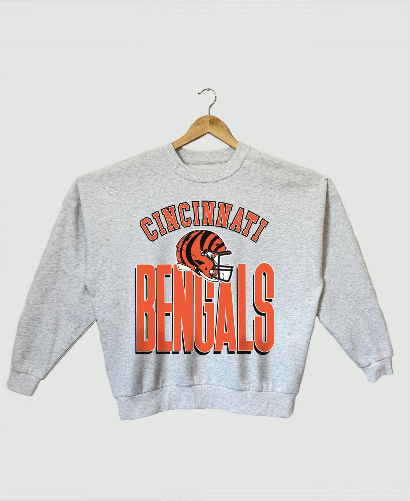 Женская толстовка Gameday Couture Ash Cincinnati Bengals Fierce Focus Premium Oversized Fleece Pullover — фото 2