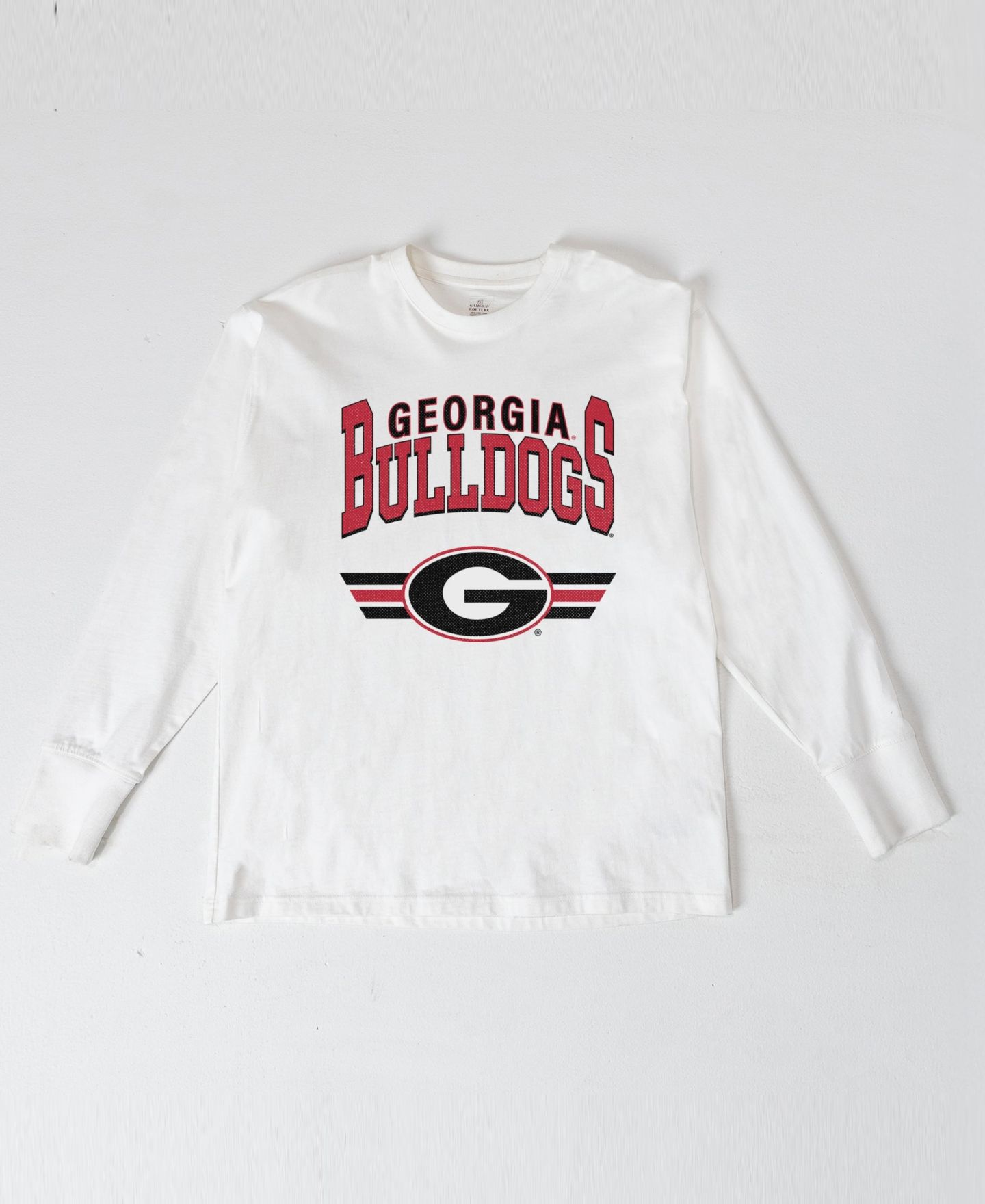 Женская футболка Gameday Couture White Georgia Bulldogs Oversized Swift Strike Long-Sleeve — фото 2