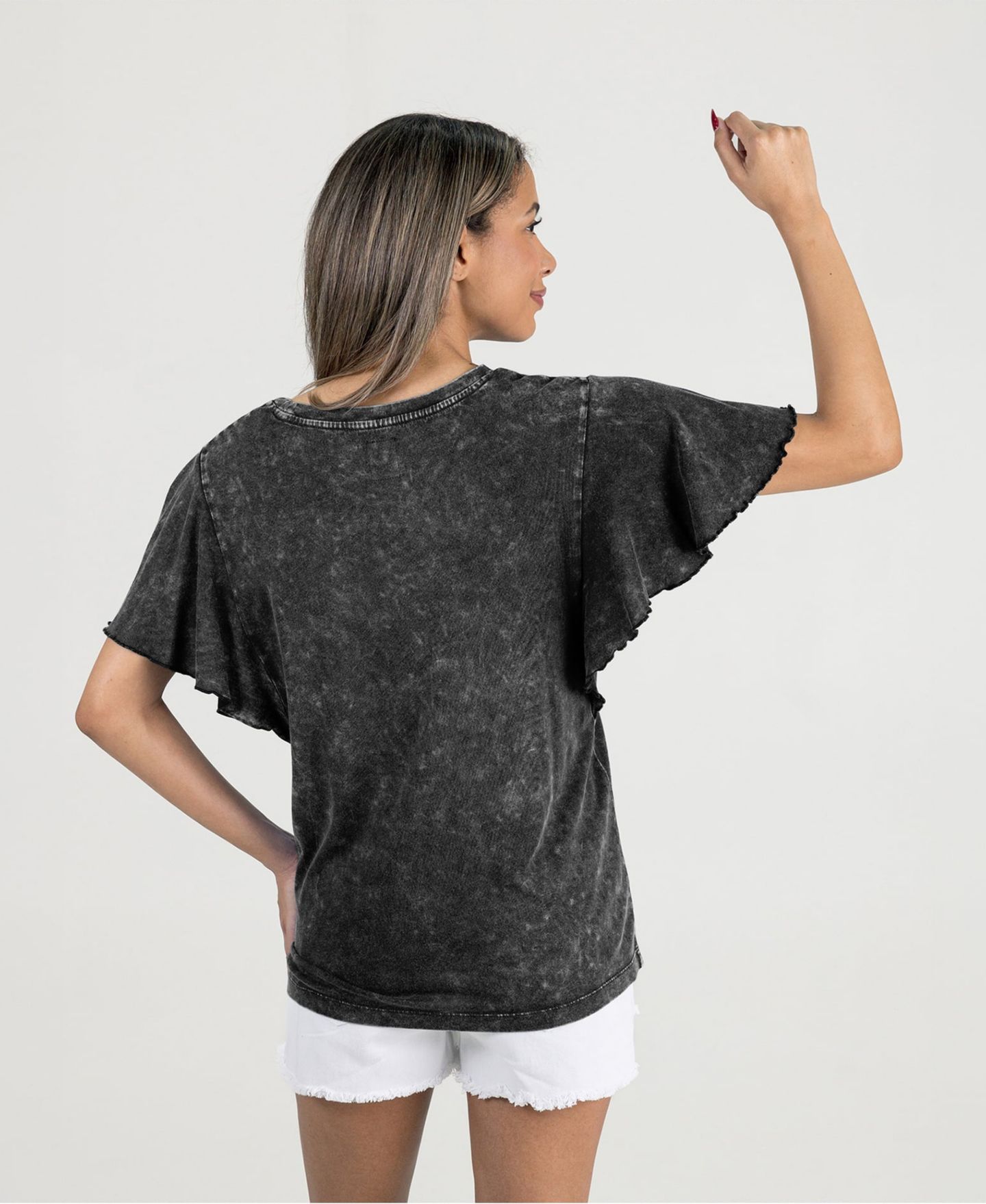 Женская футболка Gameday Couture Black Florida Gators Relaxed Fit Victory Mode Flutter Sleeve — фото 4