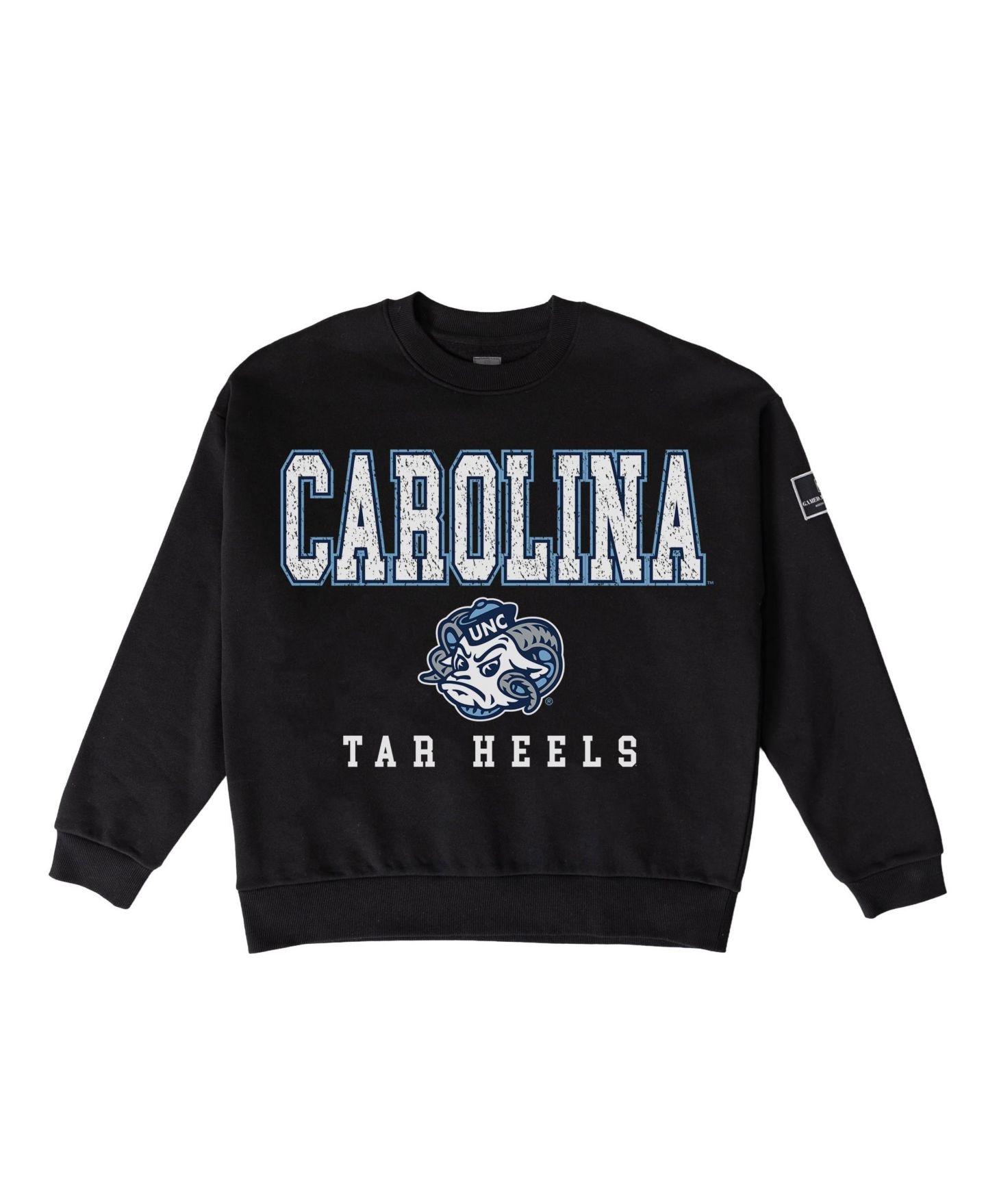 Женские толстовки Gameday Couture Black North Carolina Tar Heels Oversized Level Up Black Label Premium — фото 6