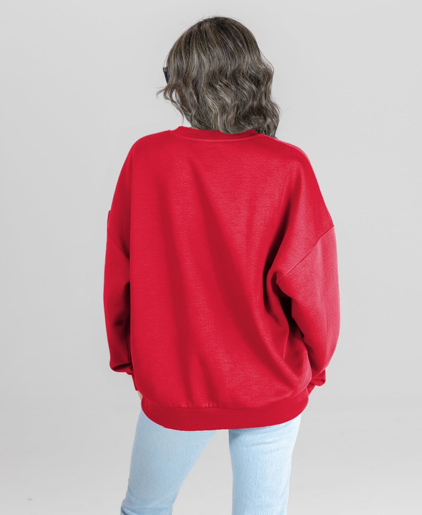 Женская толстовка Gameday Couture Red Buffalo Bills Legacy Club Premium Fleece Drop Shoulder Oversized — фото 2