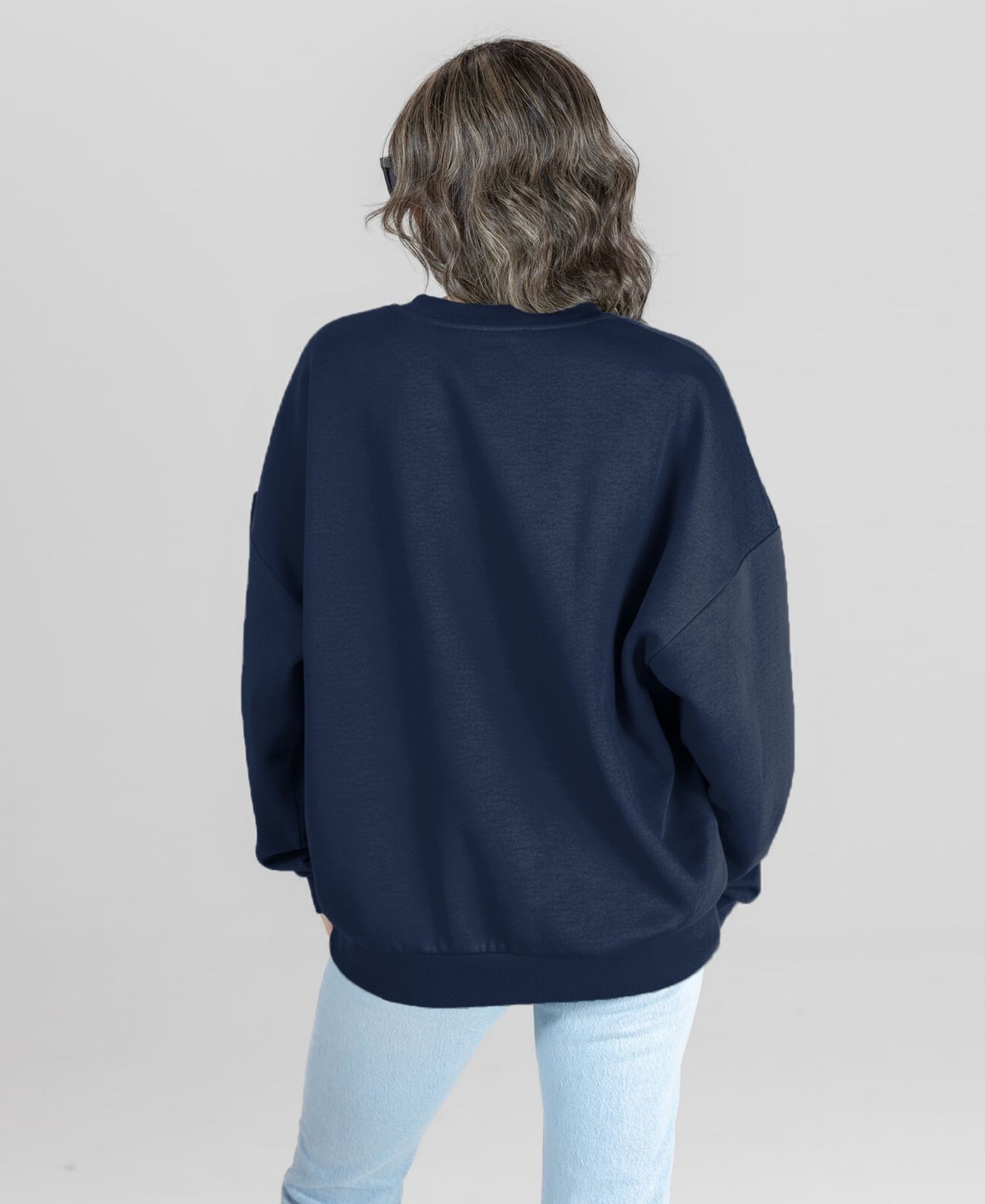 Женская толстовка Gameday Couture Navy New England Patriots Legacy Club Premium Fleece Drop Shoulder Oversized — фото 2