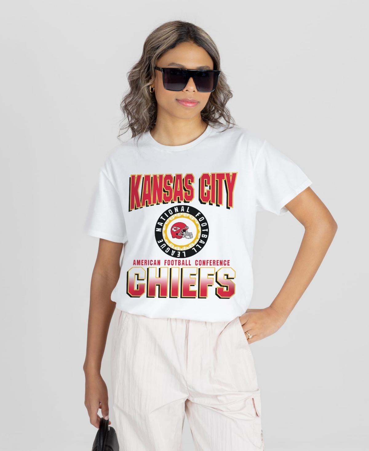 Gameday Couture Women's White Kansas City Chiefs Oversized All-Time Classic Flowy T-Shirt - White