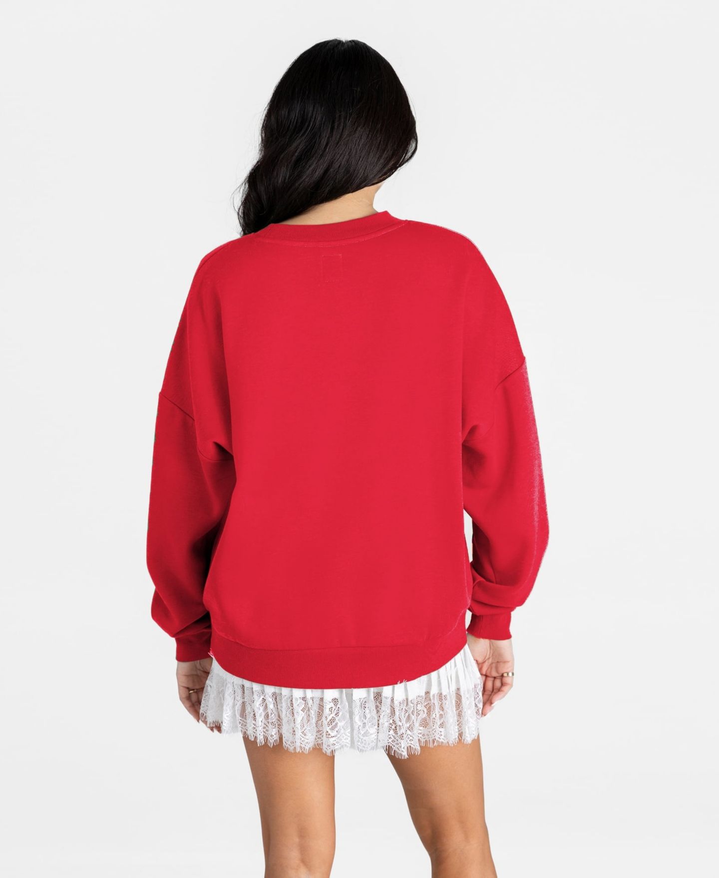 Женская толстовка Gameday Couture Red Georgia Bulldogs Main Character Oversized Premium Drop Shoulder — фото 2