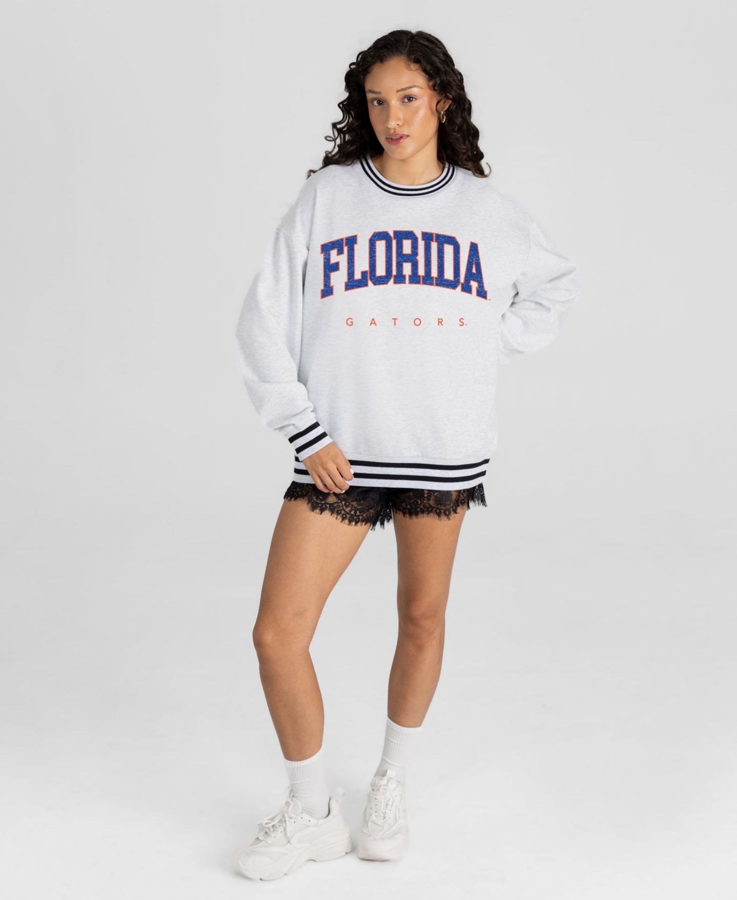 Женская толстовка Gameday Couture Ash Florida Gators Easy Energy — фото 3