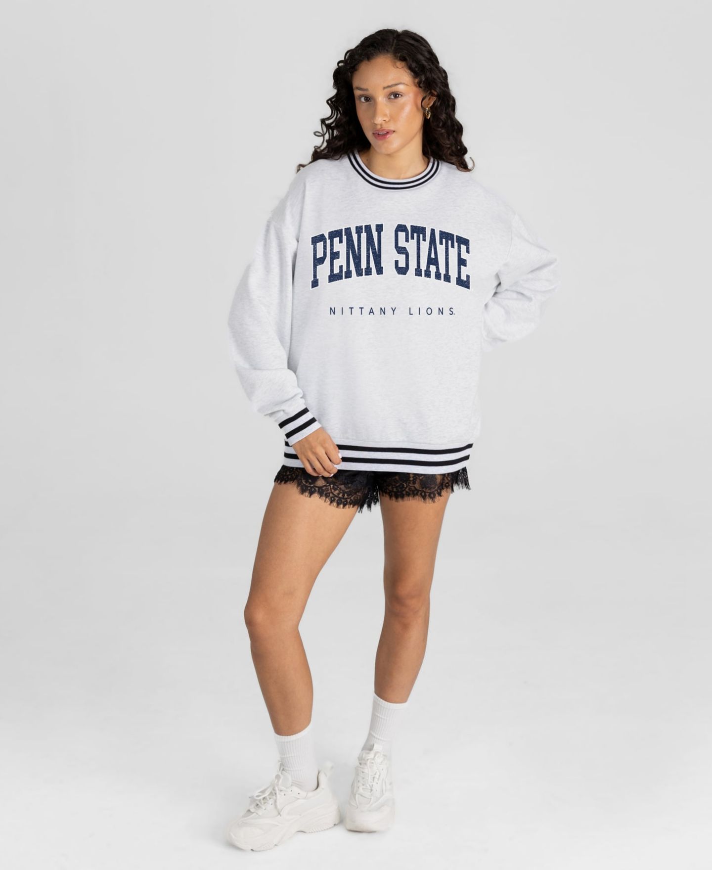 Женская толстовка Gameday Couture Ash Penn State Nittany Lions Easy Energy — фото 3