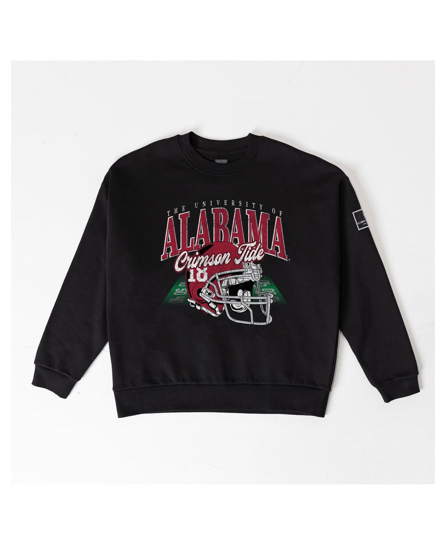 Женская толстовка Gameday Couture Black Alabama Crimson Tide Field Focus Black Label — фото 6