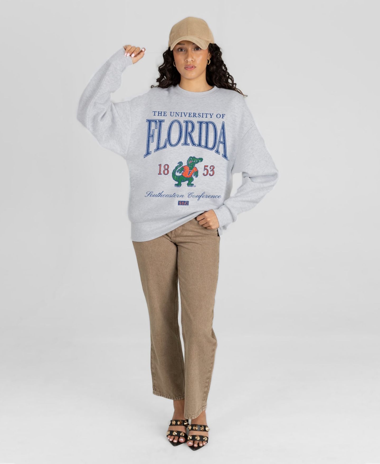 Женская толстовка Gameday Couture Ash Florida Gators Instant Classic — фото 3