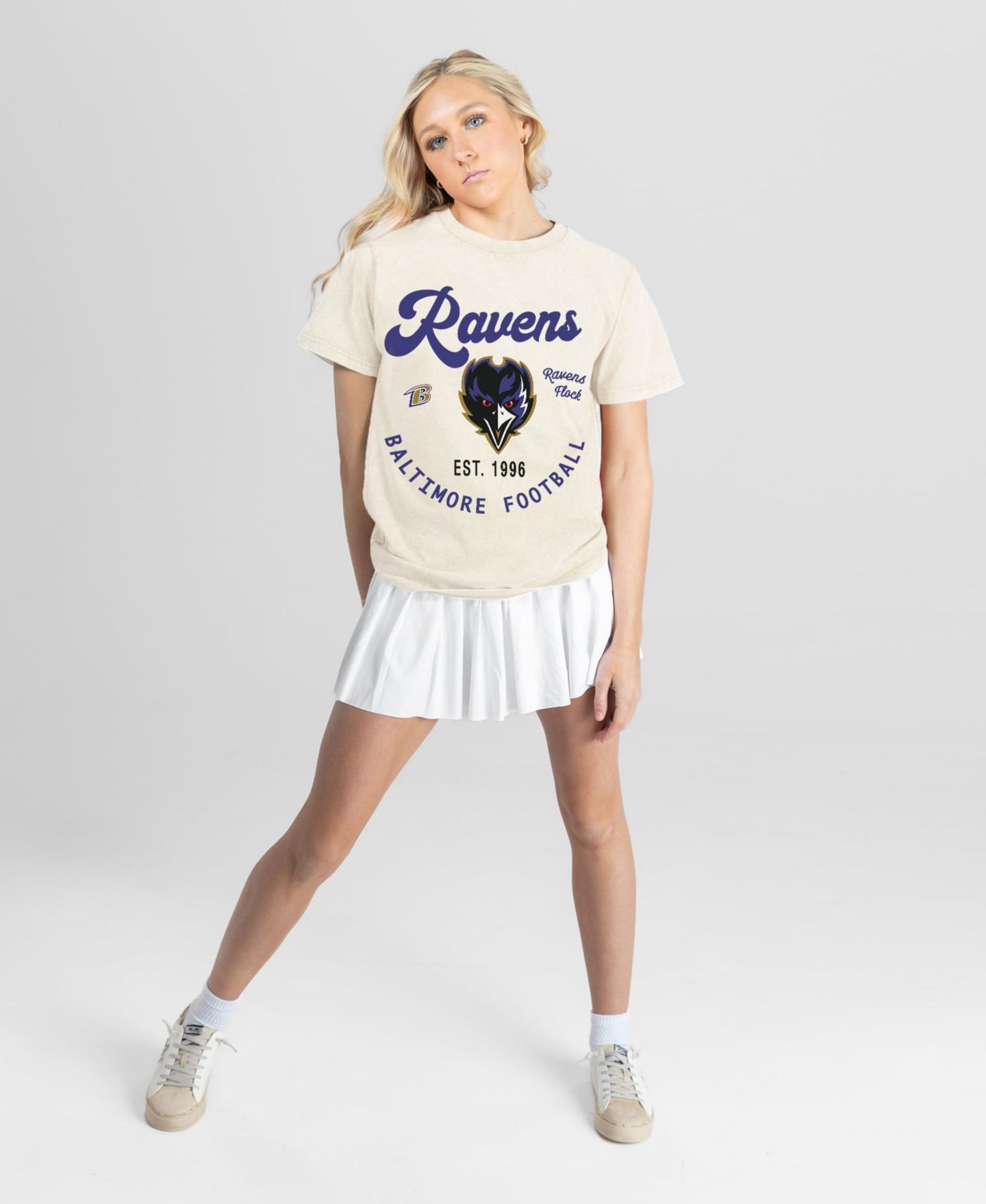 Женская футболка Gameday Couture Natural Baltimore Ravens You Know Our Name — фото 3