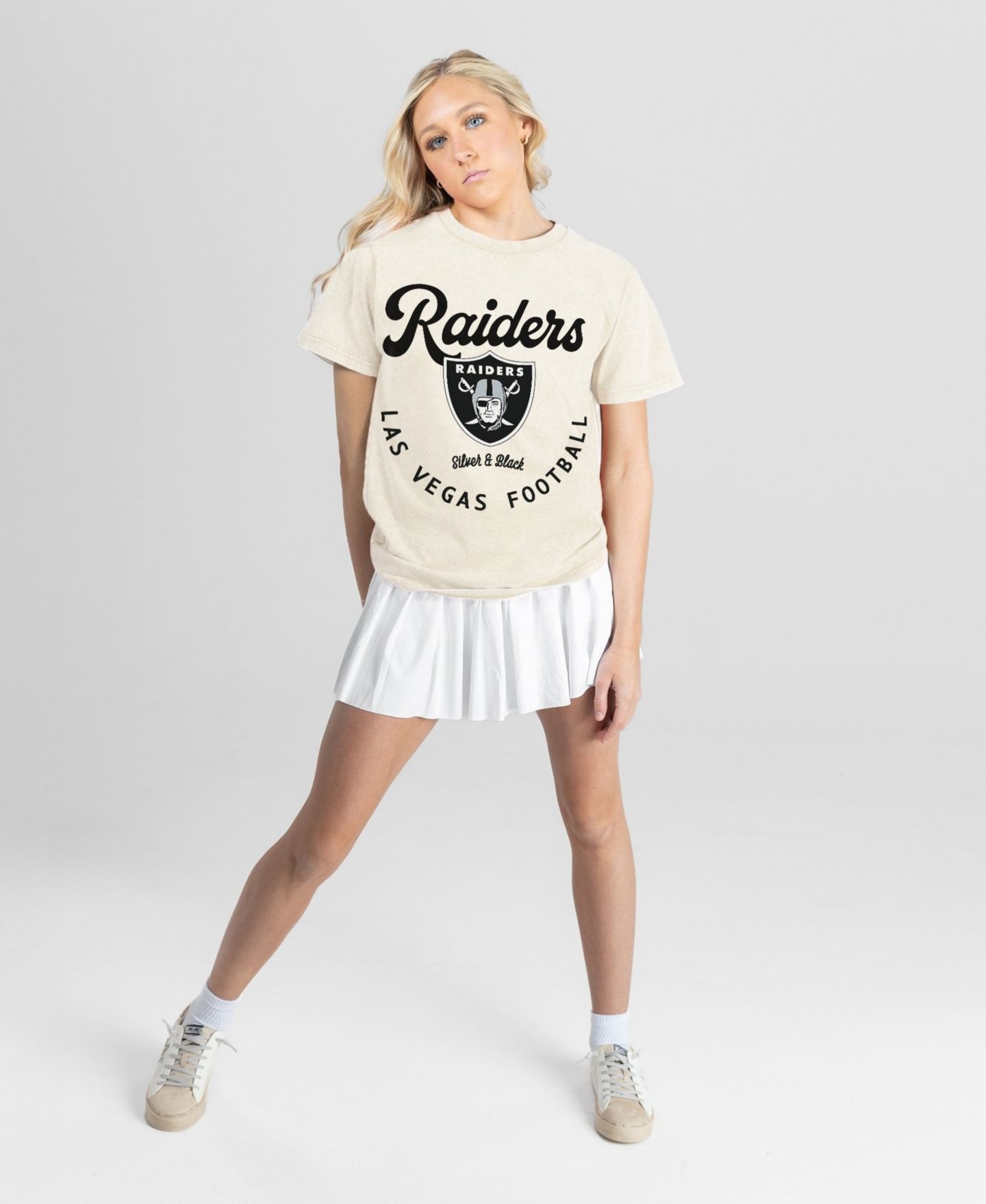 Женская футболка Gameday Couture Natural Las Vegas Raiders You Know Our Name — фото 3