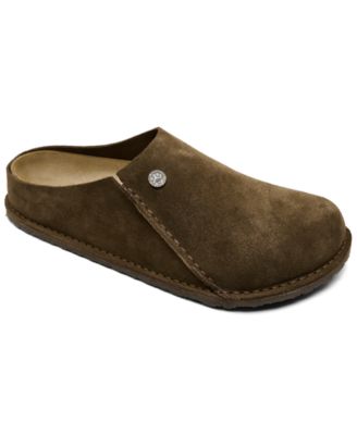 Men's Zermatt Premium Suede Leather Clog Slippers from Finish Line