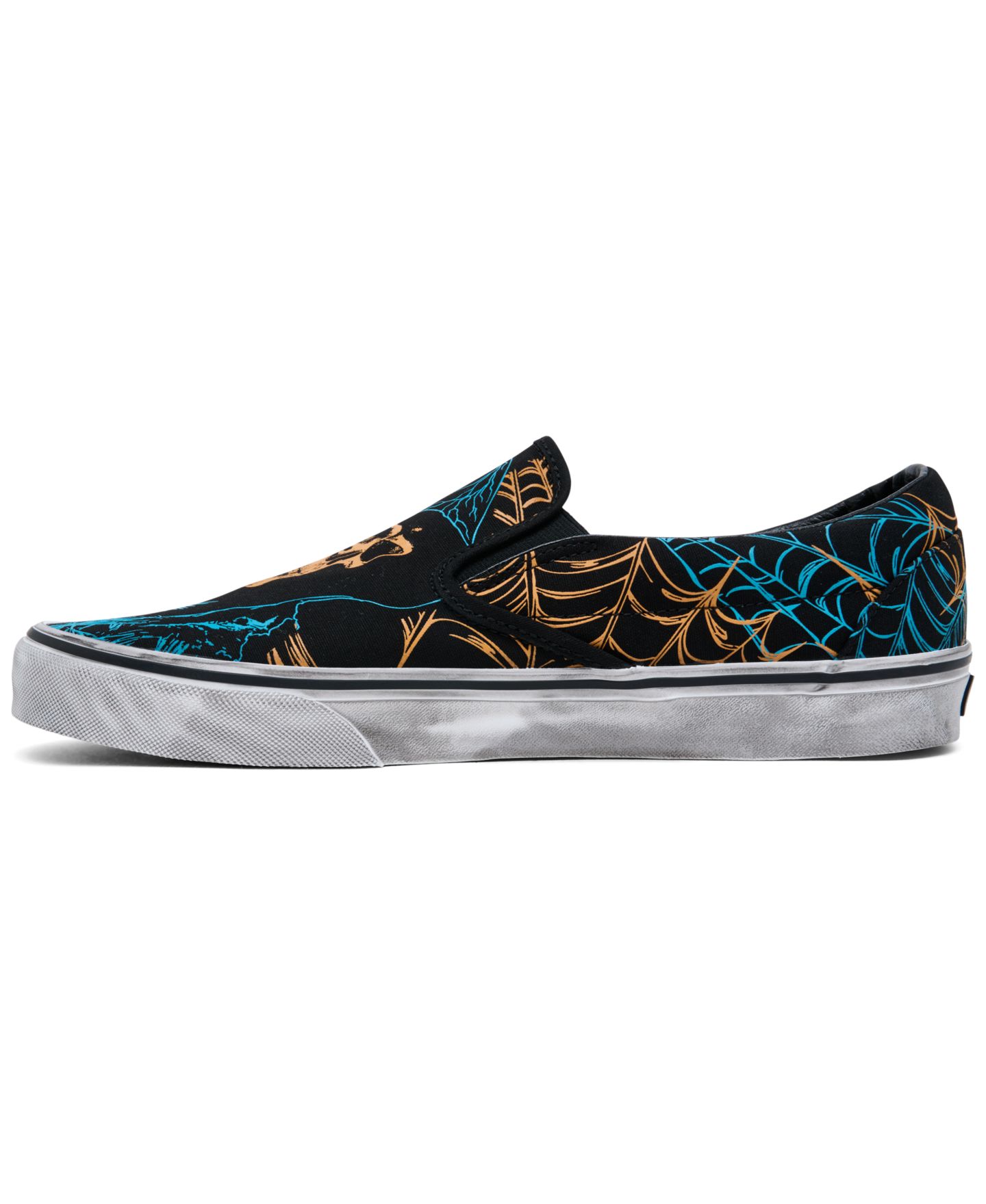 Мужские кроссовки Vans Classic Slip-On Lifestyle, цвет: Чёрный — фото 3