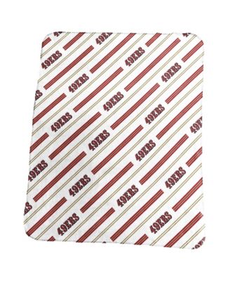 San Francisco 49ers 50" x 60" Classic Vertical Stripe Fleece Throw Blanket