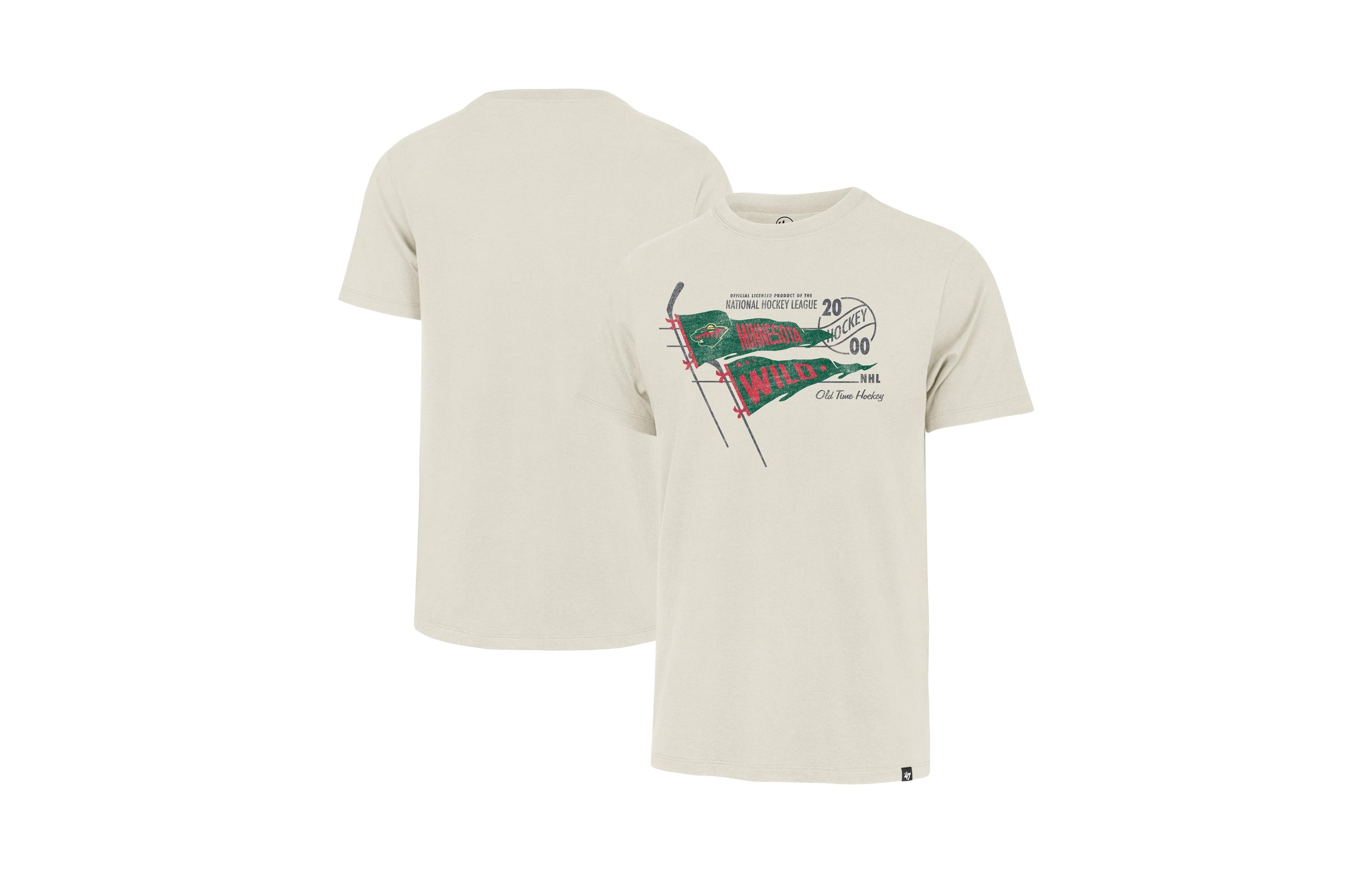 '47 Brand Men's Cream Minnesota Wild Journeyman Franklin T-Shirt