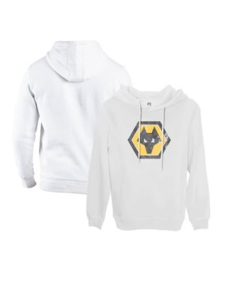 Men's White Wolverhampton Wanderers Bubble Fleece Pullover Hoodie