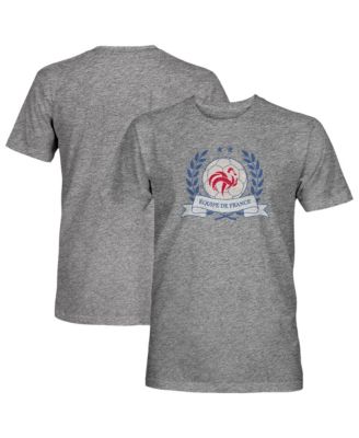 Men's Gray France National Team Vintage Tri-Blend T-Shirt