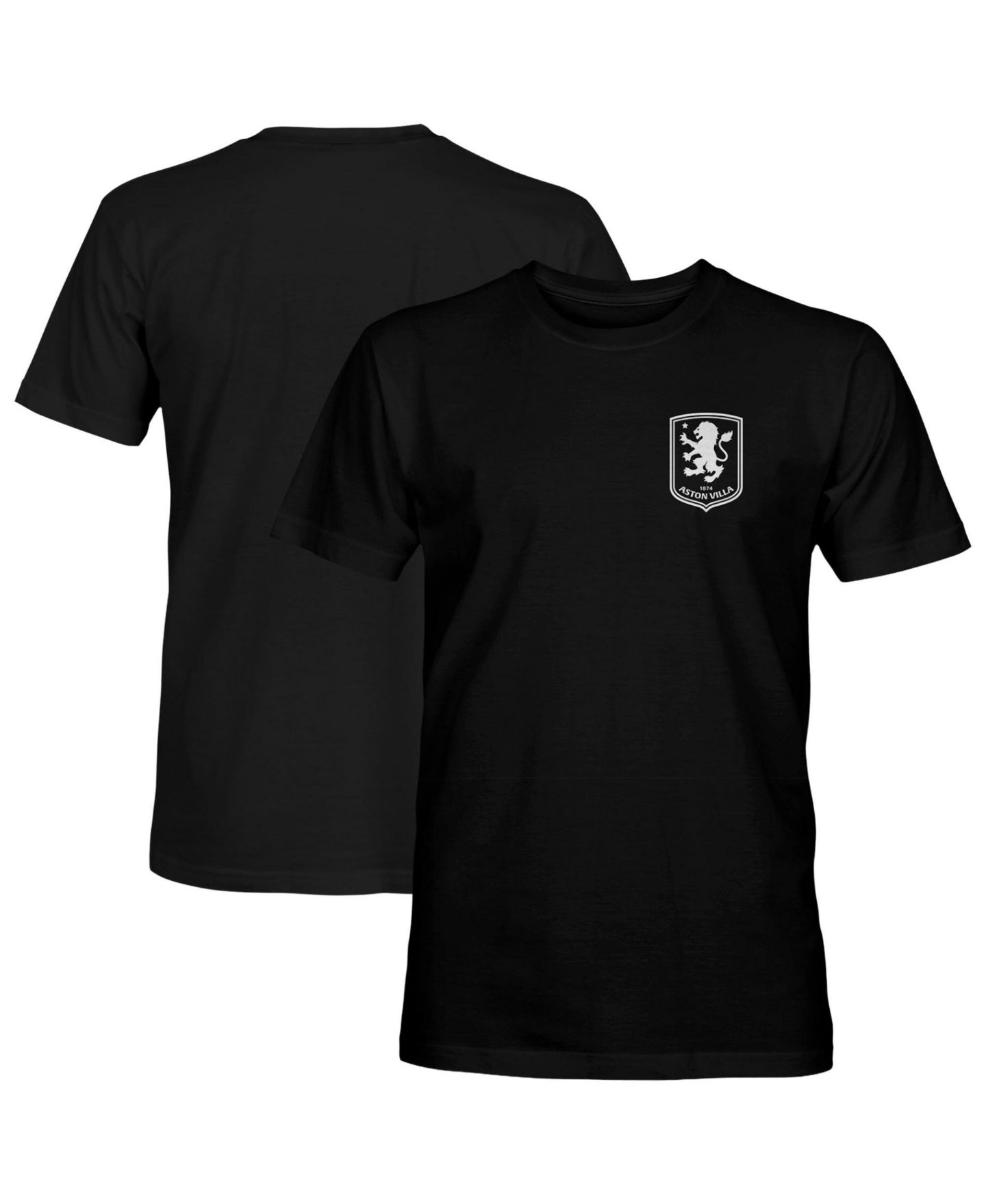 Мужская футболка 1863FC Black Aston Villa Mono Badge — фото 1
