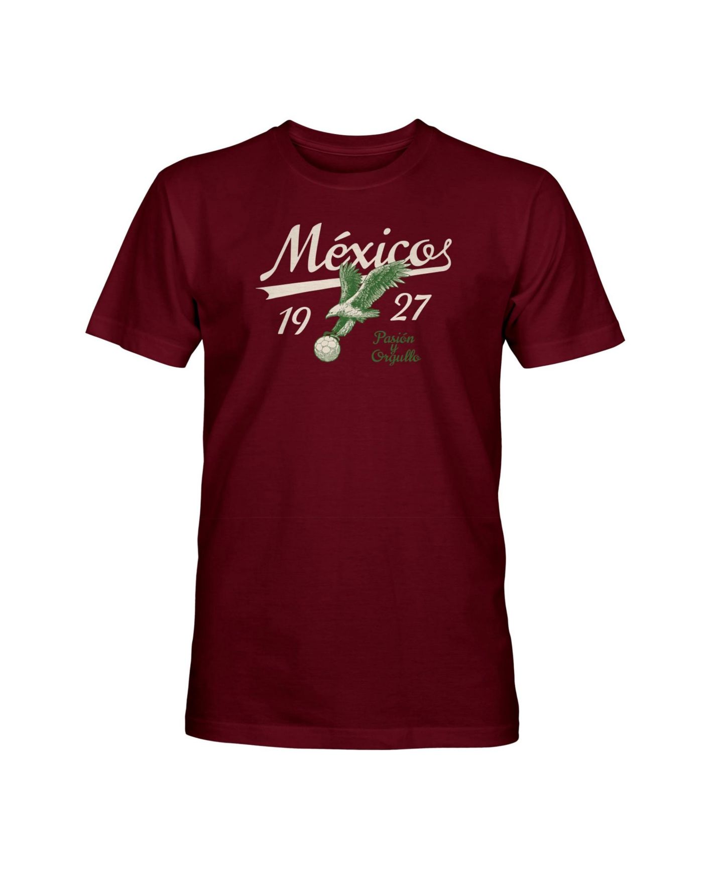 Мужская футболка 1863FC Maroon Mexico National Team Script — фото 2