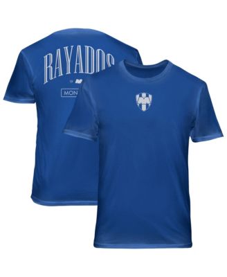 Men's Blue CF Monterrey Back Wordmark Soft Wash T-Shirt