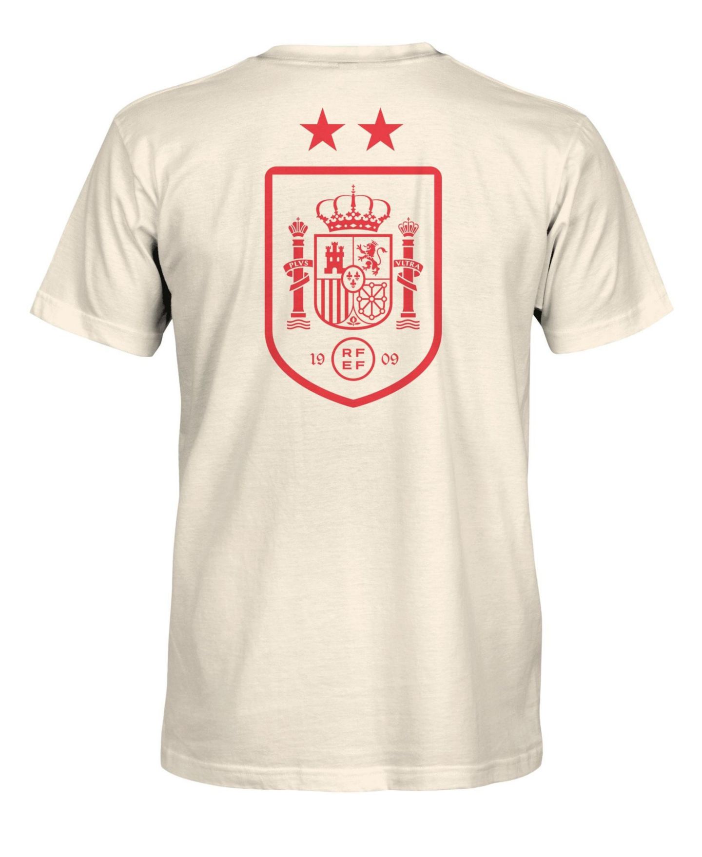 Мужская футболка 1863FC Cream Spain National Team Big Logo Heavyweight — фото 3