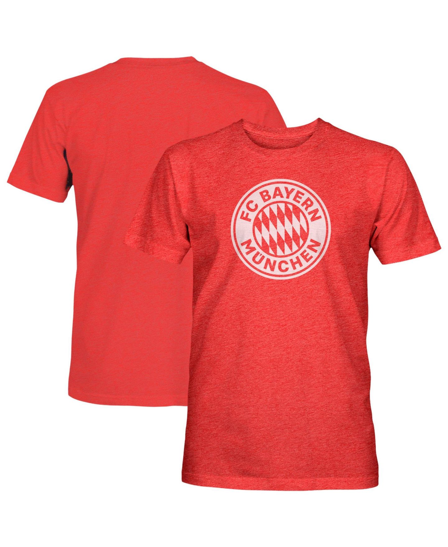 Мужская футболка 1863FC Red Bayern Munich Mono Badge Vintage Tri-Blend — фото 1