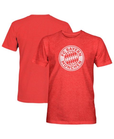 Мужская футболка 1863FC Red Bayern Munich Mono Badge Vintage Tri-Blend