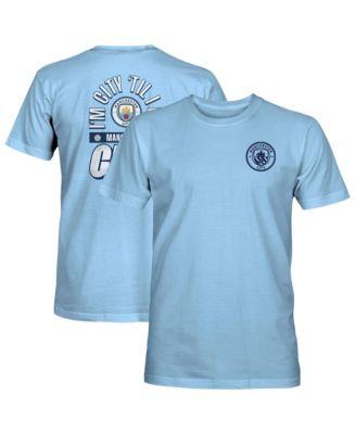 Men's Light Blue Manchester City True To Glory Heavyweight T-Shirt