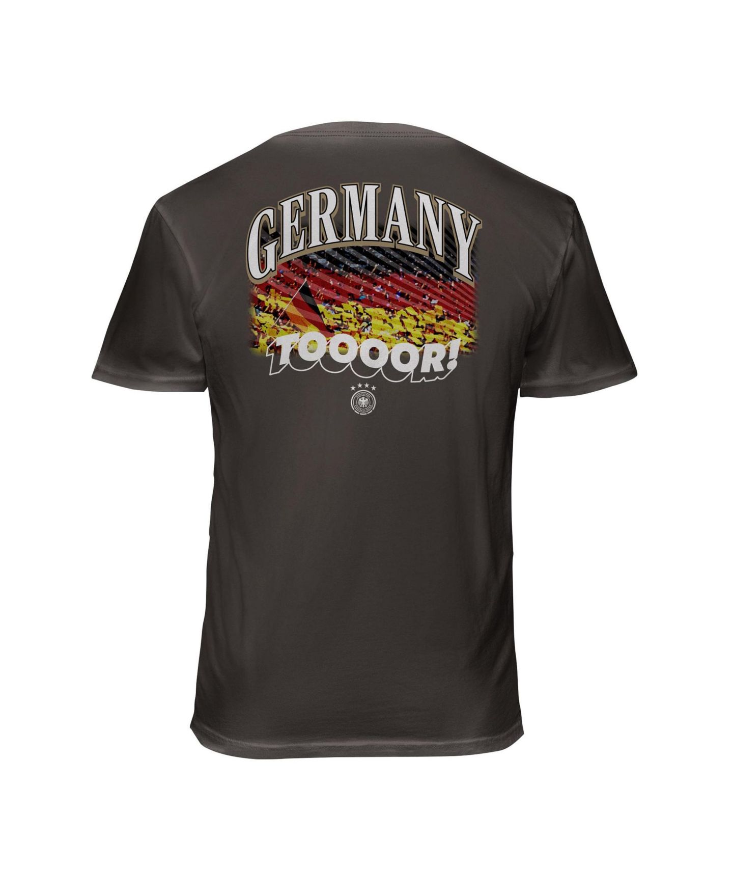 Мужская футболка 1863FC Gray Germany National Team Wordmark Cotton — фото 3