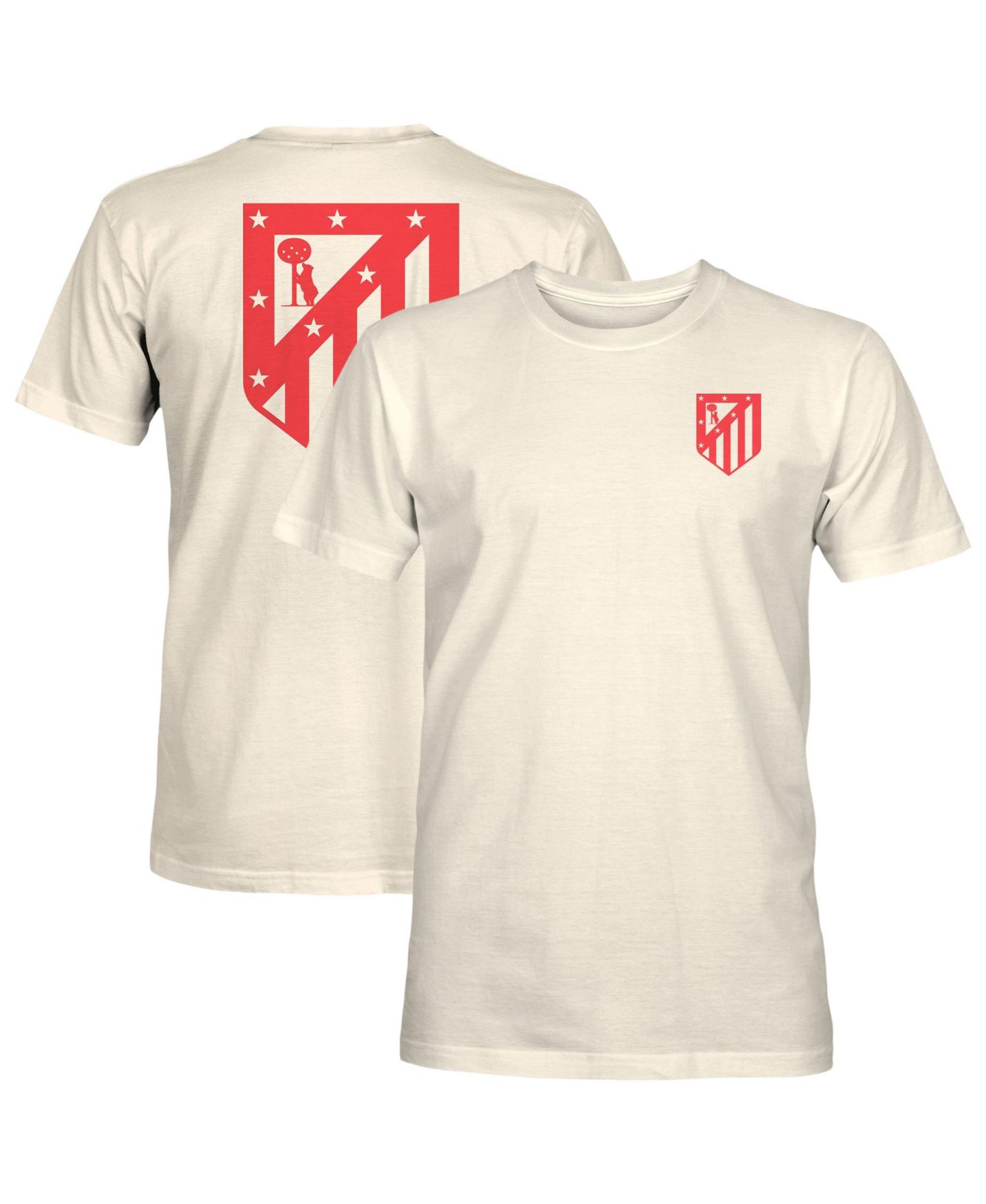 Мужская футболка 1863FC Cream Atletico de Madrid Big Logo Heavyweight — фото 1