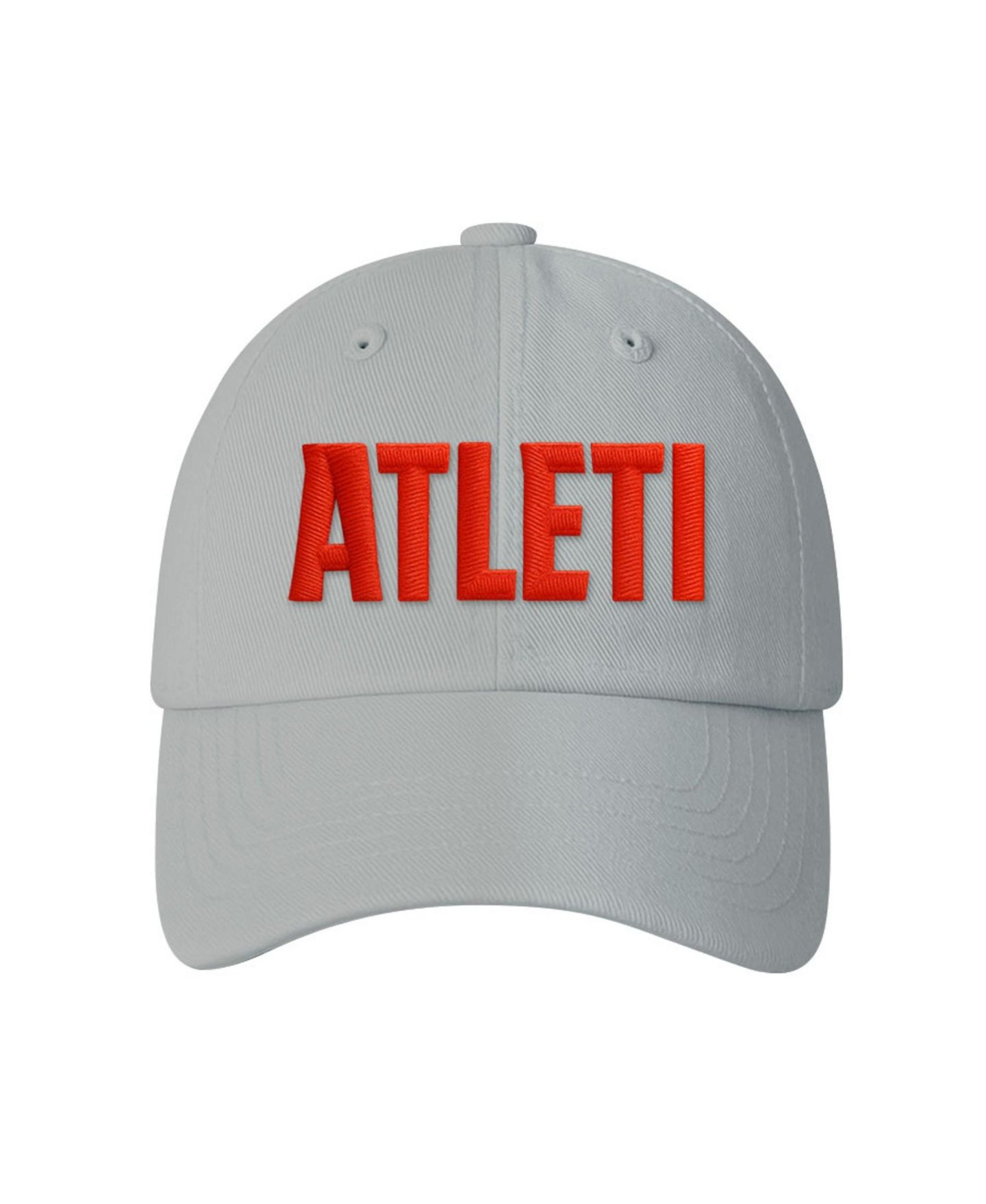 Мужская кепка 1863FC Gray Atletico de Madrid Retro Badge Crew Adjustable Hat — фото 2