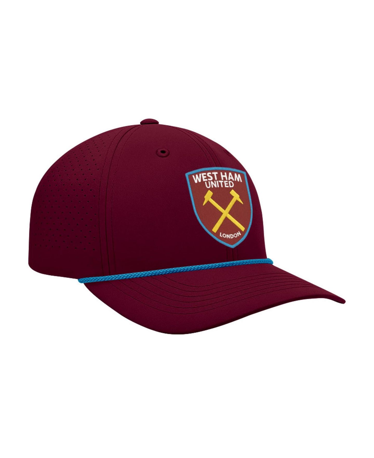 Мужская кепка 1863FC Maroon West Ham United Color Badge Airflow Adjustable Hat — фото 3