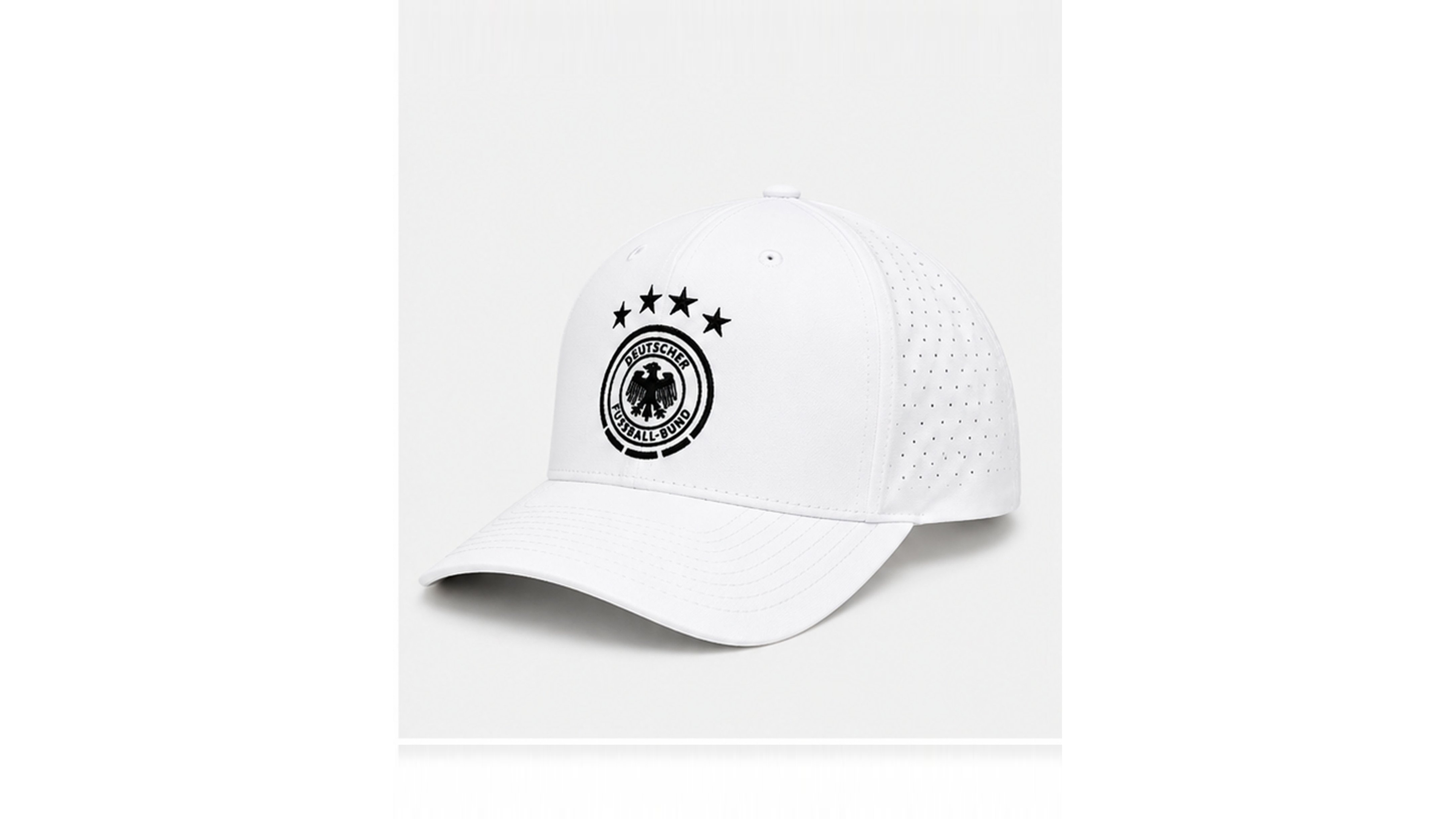 1863FC Men's White Germany National Team High Point Adjustable Hat
