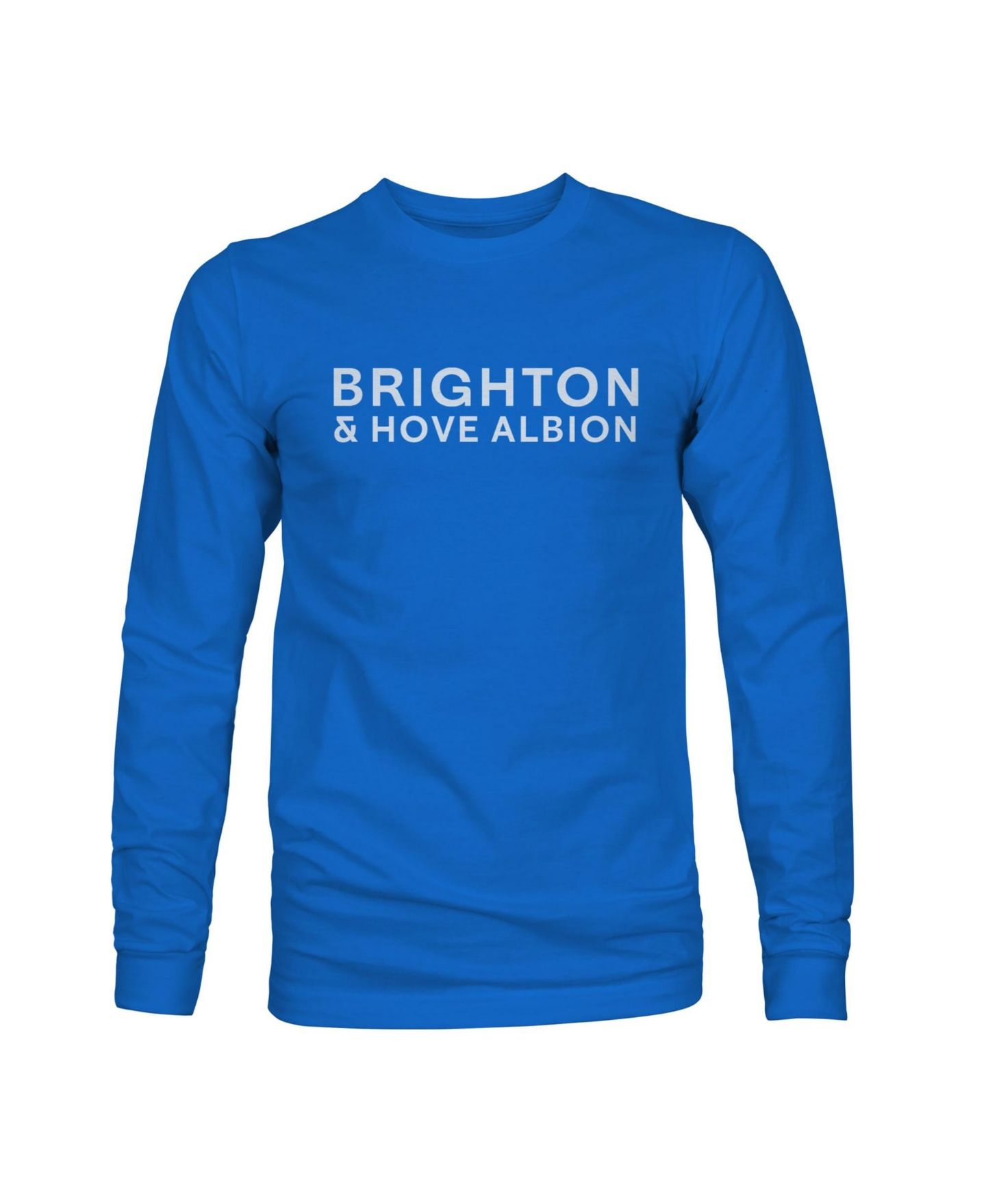 Мужская футболка 1863FC Royal Brighton and Hove Albion Mono Badge Wordmark Long-Sleeve — фото 2