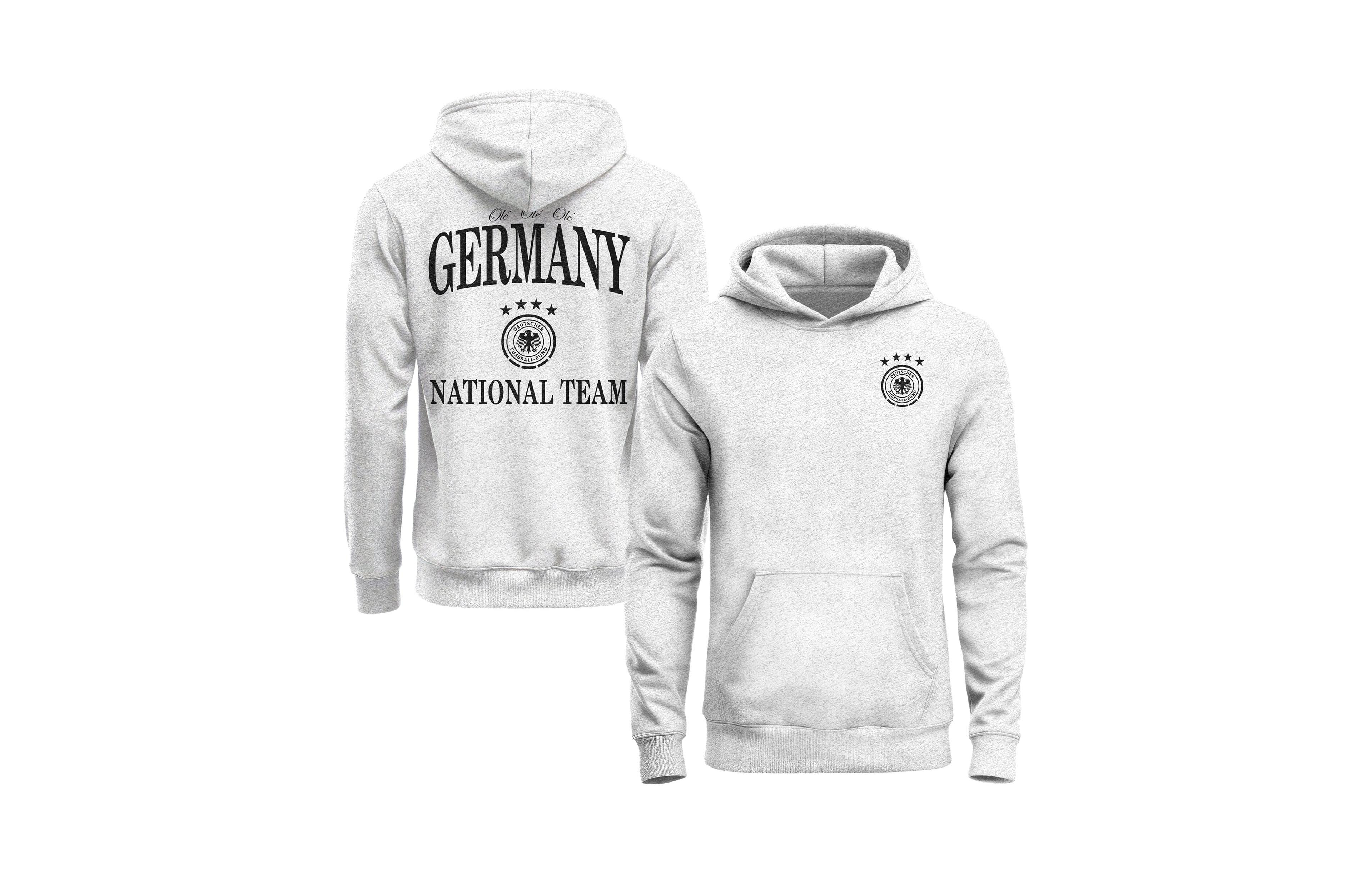 1863FC Men's Ash Germany National Team Legacy Arched Wordmark Hoodie
