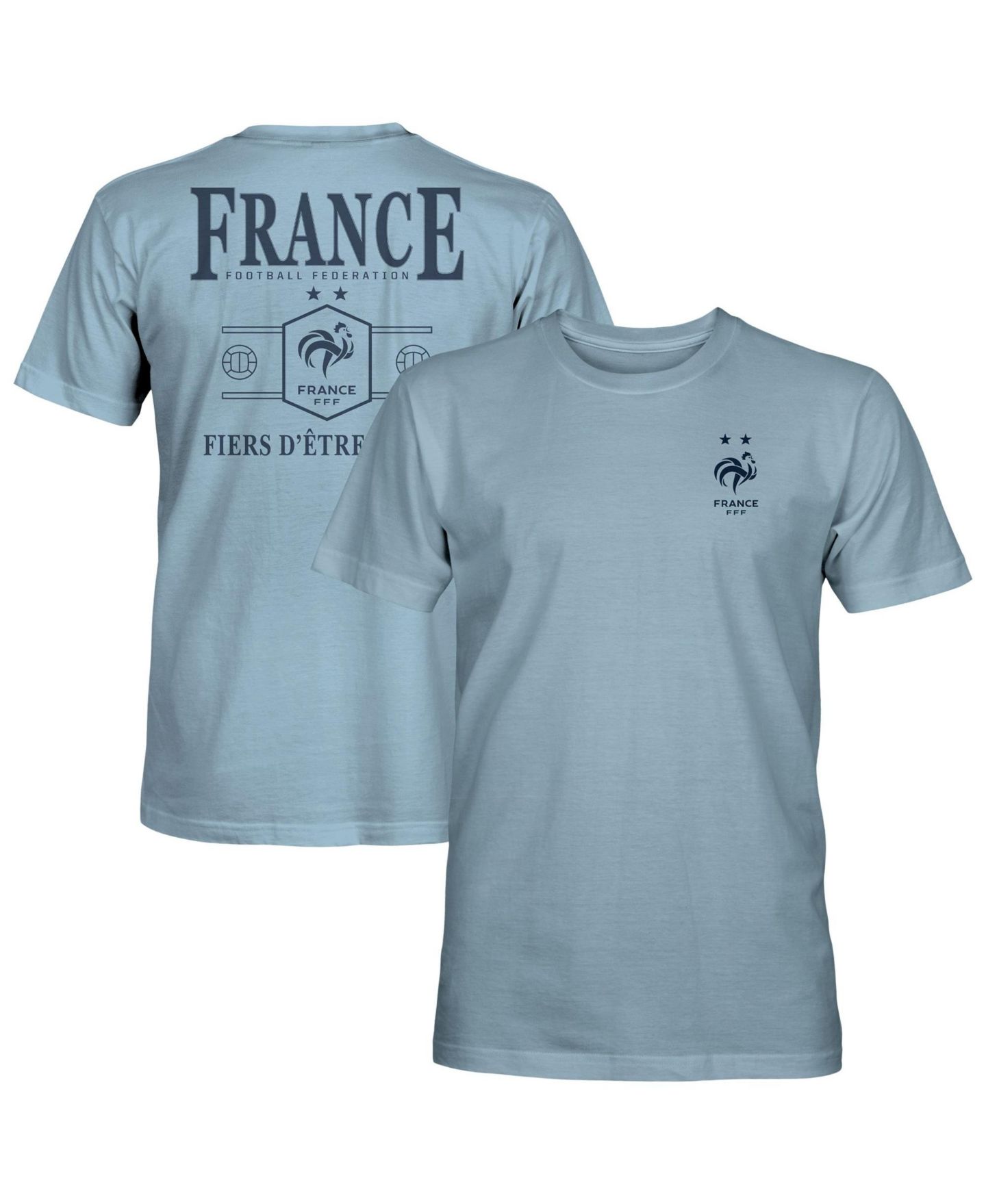 Мужская футболка 1863FC Denim France National Team Two-Tone — фото 1