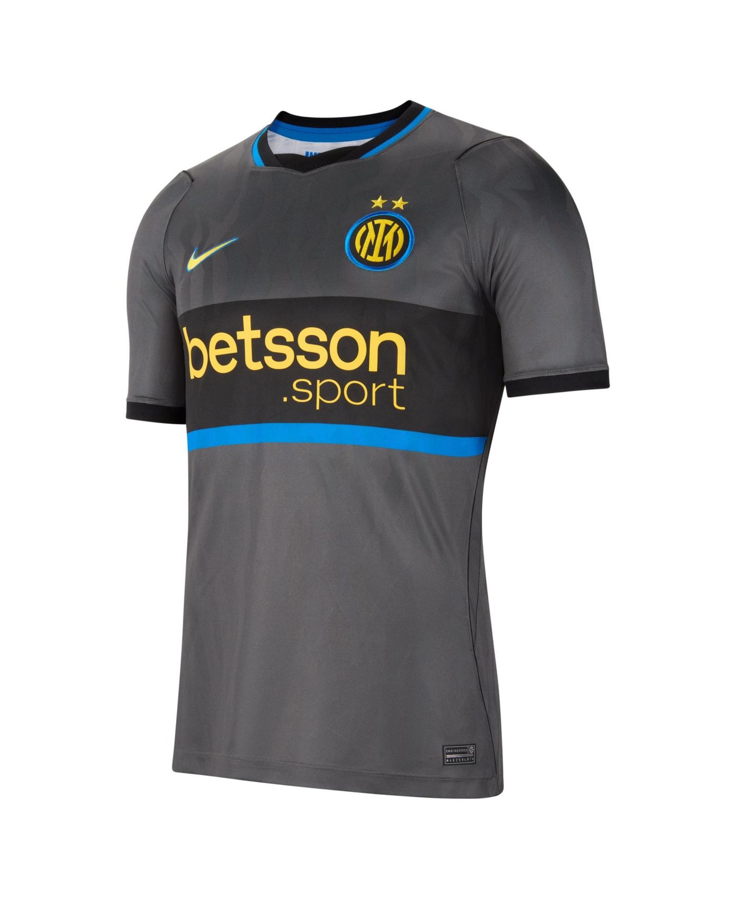 Мужской топ Nike Gray Inter Milan 2026/27 Third Stadium Replica Jersey — фото 7