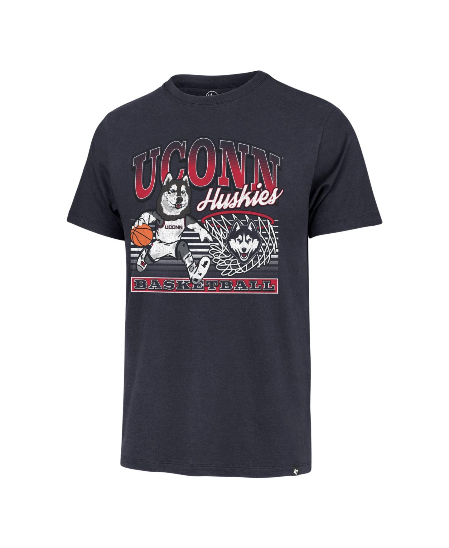 Мужская футболка '47 Brand Navy UConn Huskies Regional Franklin — фото 2