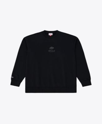 Men's Black Buffalo Bills Core Essentials Micro Logo Fleece Sweatshirt