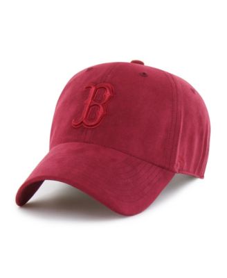 Men's and Women's Red Boston Red Sox Fall Feelings Ballpark Suede Clean Up Hat