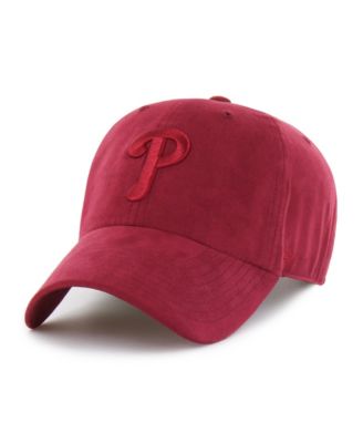 Men's and Women's Red Philadelphia Phillies Fall Feelings Ballpark Suede Clean Up Hat