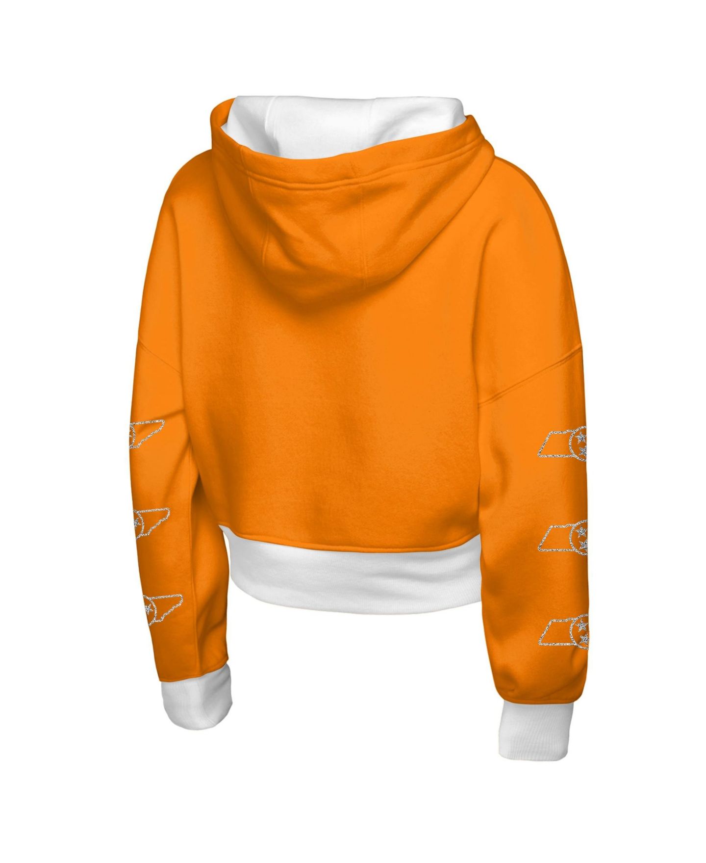 Худи Outerstuff Tennessee Orange Tennessee Volunteers Fair Catch Poly Fleece для девочек — фото 3