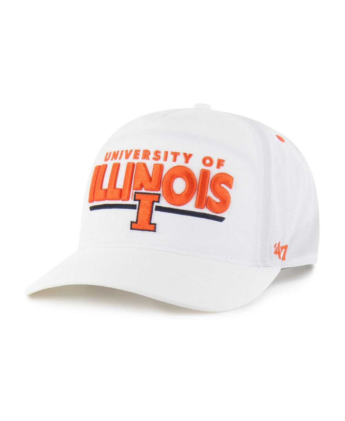 '47 Brand Men's and Women's White Illinois Fighting Illini Expressway Hitch Adjustable Hat - White