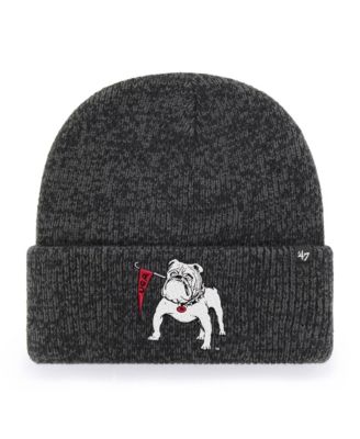 Men's and Women's Black Georgia Bulldogs Brain Freeze Cuff Knit Hat