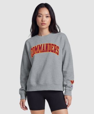 Washington Commanders Women's Contrast Lined Sweatshirt - Heather Gray