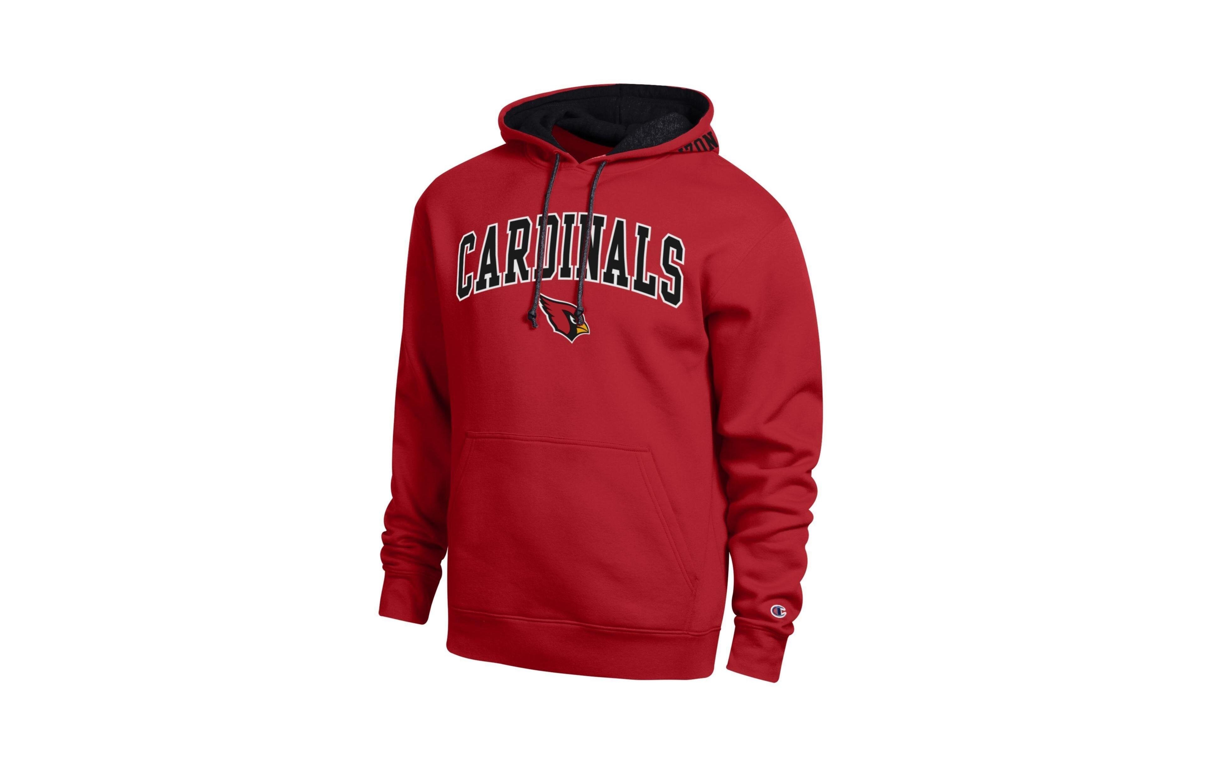 Champion Men's Cardinal/Black Arizona Cardinals Contrast Hoodie